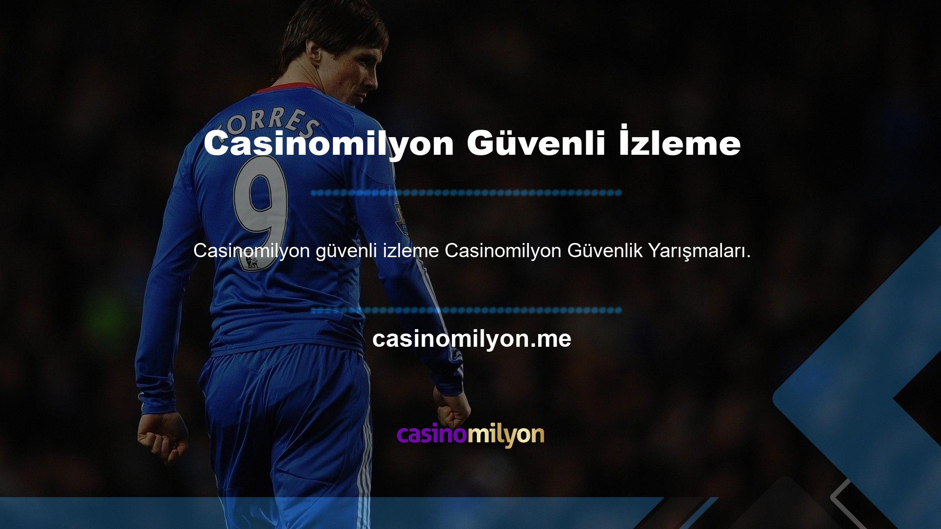 Casinomilyon Güvenli Maç İzleme Sistemi, daha iyi bahse girmenize ve maçı takip etmenize yardımcı olur
